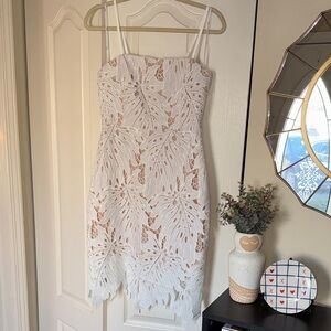 Lulu’s White Lace Dress- NEW